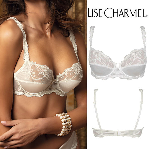 [C80en] フルカップブラ(B,C) 品番ACC6080 【LISE CHARMEL】【リズシャルメル】