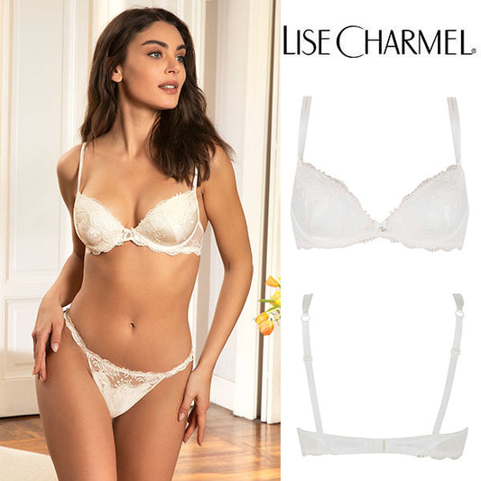 [C80en] モールドカップブラ(D) 品番ACC8580 ※大きめ注意 【LISE CHARMEL】【リズシャルメル】