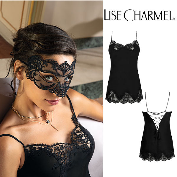 [C80no] ベビードール ストレッチシルクサテン 品番ALC1780 【LISE CHARMEL】【リズシャルメル】