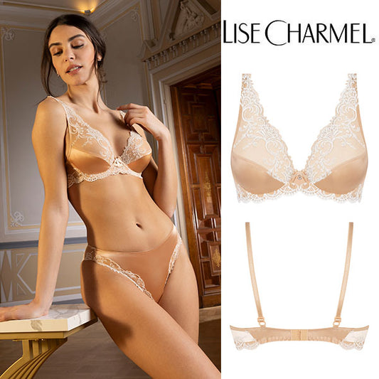 [C80pe] ワイヤー入りパッドなし(D) 品番ACC7480 【LISE CHARMEL】【リズシャルメル】