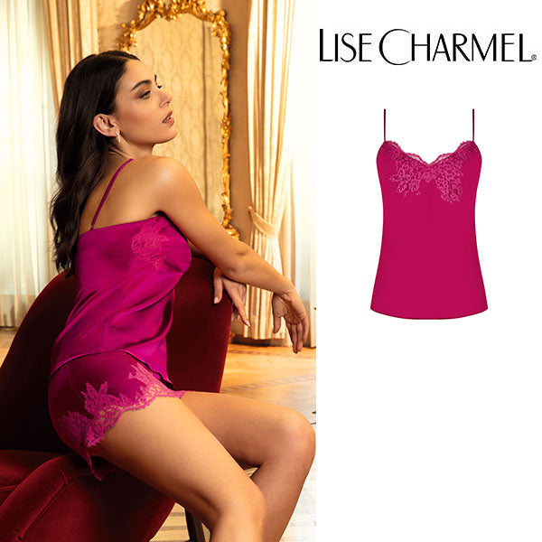 [C80sa] キャミソール ストレッチシルクサテン 品番ALC4280 【LISE CHARMEL】【リズシャルメル】
