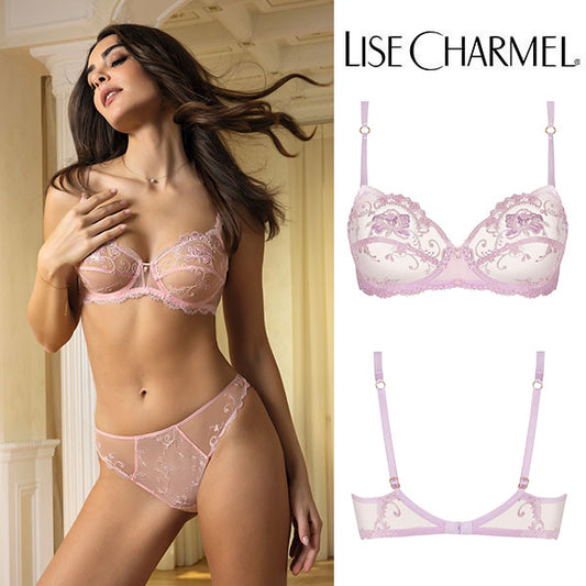 [H15da] フルカップブラ(D,E) 品番ACH6015 ※大きめ注意 【LISE CHARMEL】【リズシャルメル】