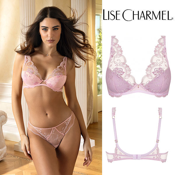 [H15da] ハーフパッドブラ(D) 品番ACH7015 【LISE CHARMEL】【リズシャルメル】