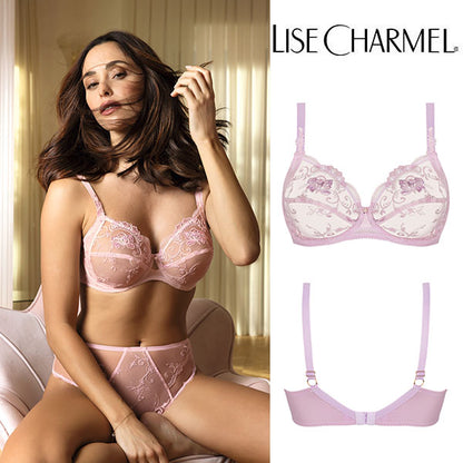 [H15da] フルカップブラ脇補強タイプ(D,E,F) 品番BCH6115 ※大きめ注意【LISE CHARMEL】【リズシャルメル】
