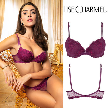 [H72sa] モールドカップブラ(B,C) ※Bは厚底 品番ACH8572 【LISE CHARMEL】【リズシャルメル】