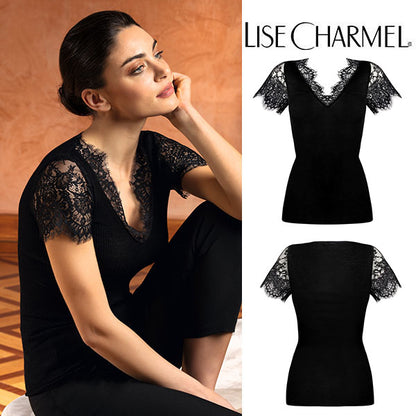 [J10no] ニットトップス ウール・シルク 品番ANJ9110 【LISE CHARMEL】【リズシャルメル】