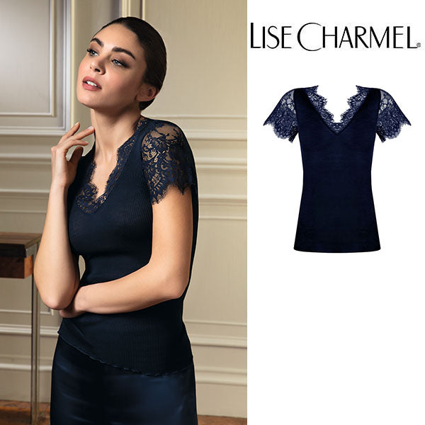 [J10pb] ニットトップス ウール・シルク 品番ANJ9110 【LISE CHARMEL】【リズシャルメル】