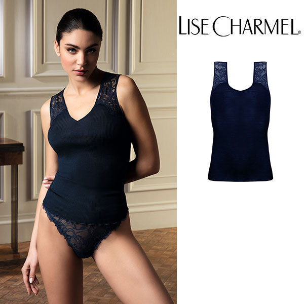 [J10pb] ノースリーブニット ウール・シルク 品番ANJ9210 【LISE CHARMEL】【リズシャルメル】