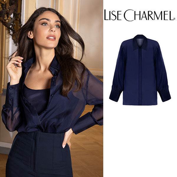 [J11fp] 長袖シャツ シルクボイル 品番ALJ5111 【LISE CHARMEL】【リズシャルメル】