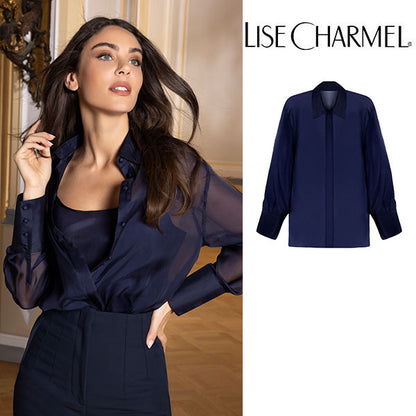 [J11fp] 長袖シャツ シルクボイル 品番ALJ5111 【LISE CHARMEL】【リズシャルメル】