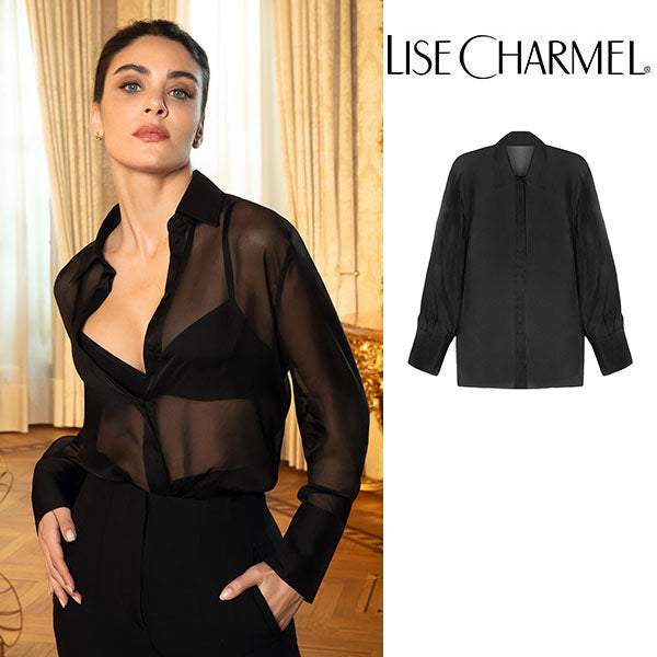 [J11no] 長袖シャツ シルクボイル 品番ALJ5111 【LISE CHARMEL】【リズシャルメル】
