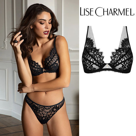[J35no] ハーフカップブラ(D) 品番ACJ7435 【LISE CHARMEL】【リズシャルメル】