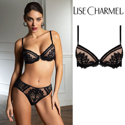 [J35no] モールドカップブラ(D,E) 品番ACJ8535 ※大きめ注意 【LISE CHARMEL】【リズシャルメル】
