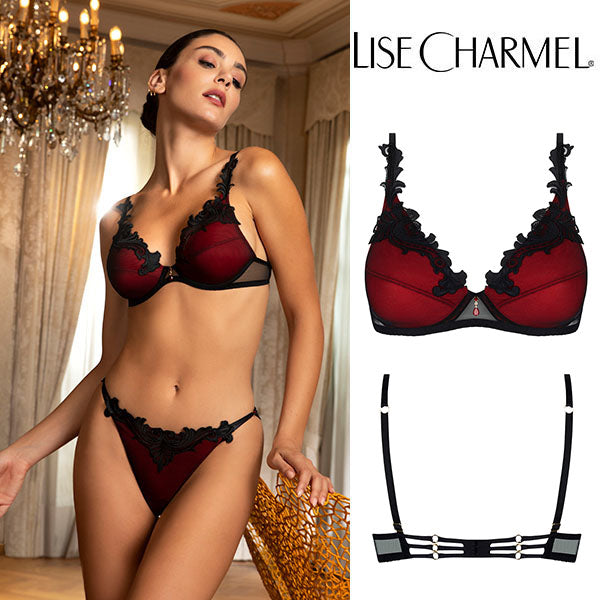 [J49or] ハーフカップブラ(D) 品番ACJ7449 【LISE CHARMEL】【リズシャルメル】