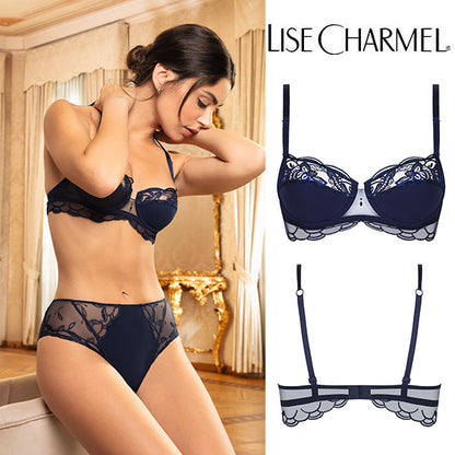 [J73bn] パッドなし3/4ブラ(B,C) 品番ACJ3073 【LISE CHARMEL】【リズシャルメル】