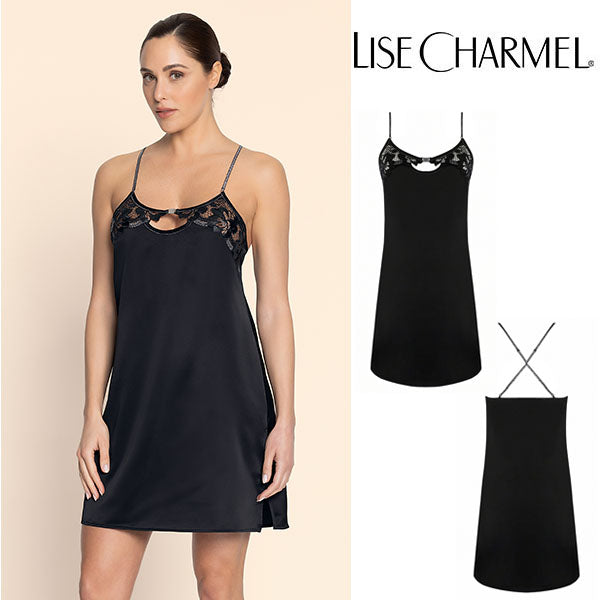 [M05na] スリップ シルクサテン 品番ALM1205 【LISE CHARMEL】【リズシャルメル】