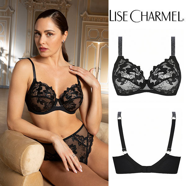 [M05na] フルカップブラ脇補強タイプ(D,E,F) 品番BCM6105 ※大きめ注意【LISE CHARMEL】【リズシャルメル】