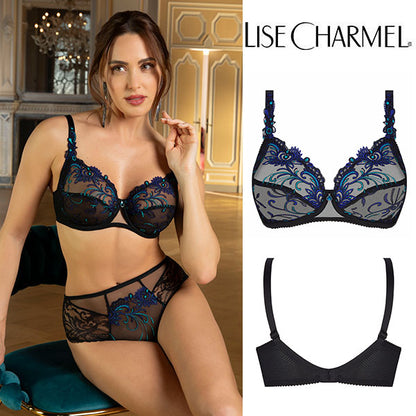 [M09es] フルカップブラ脇補強タイプ(D,E,F) 品番BCM6109 ※大きめ注意【LISE CHARMEL】【リズシャルメル】