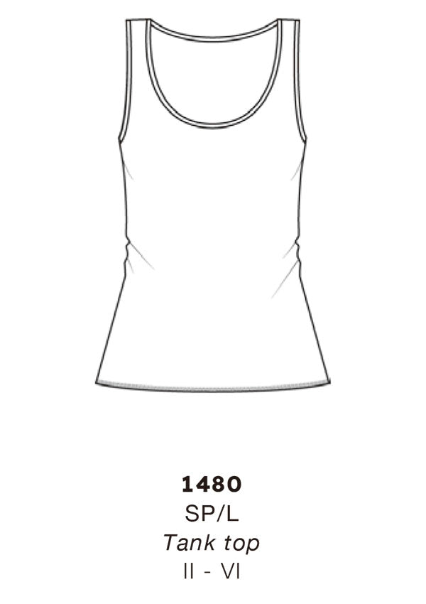 【1480】WOMAN TANK TOP MODAL/CASHMERE/EA【Oscalito】
