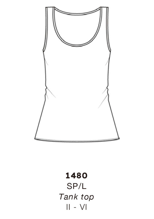 【1480】WOMAN TANK TOP MODAL/CASHMERE/EA【Oscalito】
