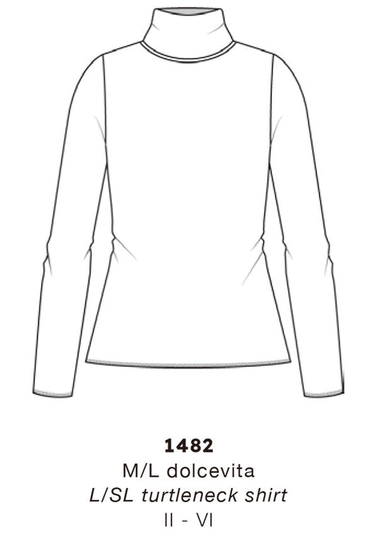 【1482】WOMAN L/SL TURTLENECK MODAL/CASHMERE7EA【Oscalito】
