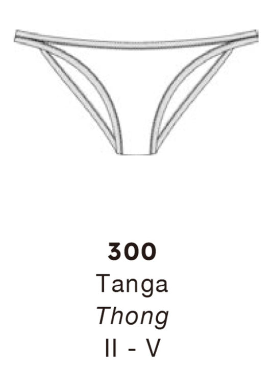 【300】WOMAN THONG COTTON LISLE ELASTIC GAUZE【Oscalito】