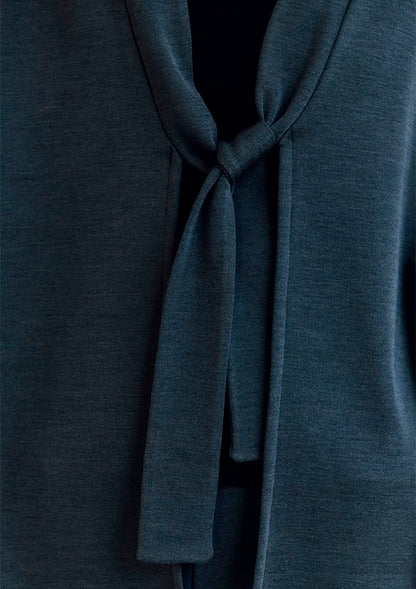 【3470】WOMAN L/SL FLAT CARDIGAN WOOL/SILK【Oscalito】