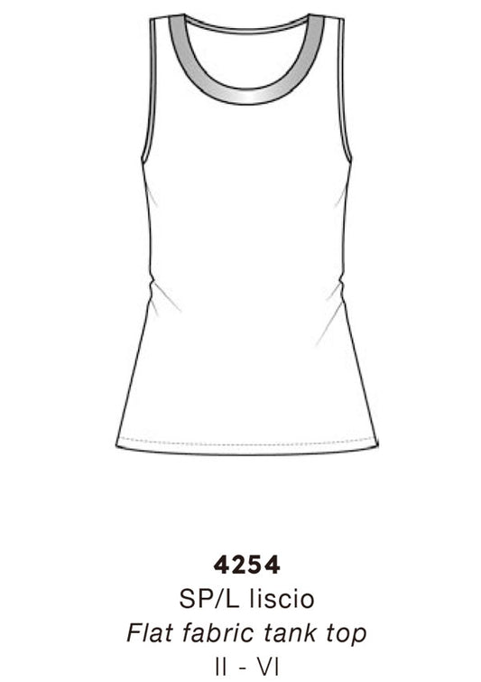 【4254】WOMAN TANK SHIRT WOOL SILK SATIN TRIM【Oscalito】