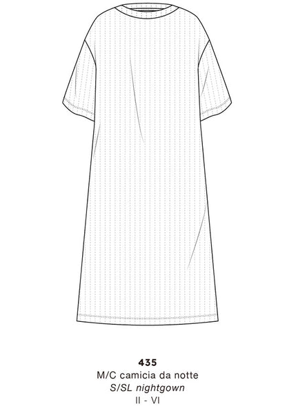 【435】WOMAN L/SL NIGHTGOWN TERMOTEX【Oscalito】