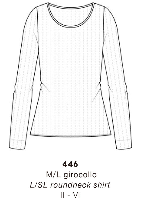 【446】WOMAN L/SL SHIRT COTTON TERMOTEX【Oscalito】