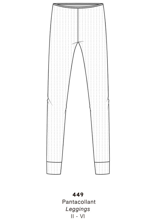 【449】WOMAN LEGGINGS COTTON TERMOTEX【Oscalito】