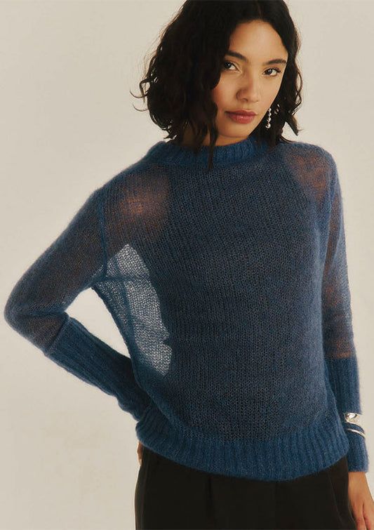 【7165】WOMAN HALTER NECK RIBBED TOP COTTON 【Oscalito】
