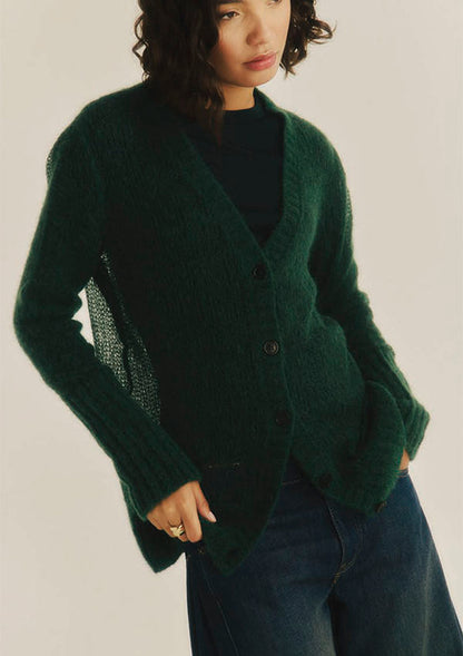 【7781】D CARDIGAN ALPACA E LANA 【Oscalito】